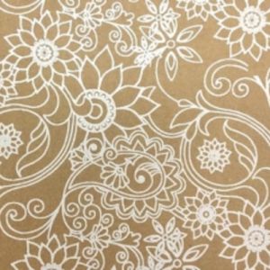 Papier Handmade Happy Color A4 Kraft Rośliny, 1szt